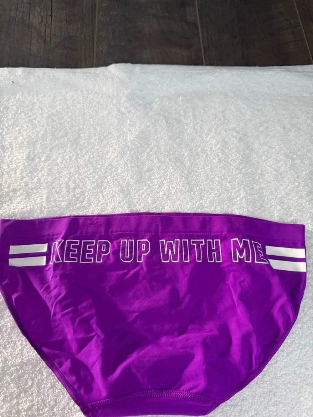 PINK Victoria's Secret Seamless Bikini Briefs — Vibrant Purple - Picture 3 of 5